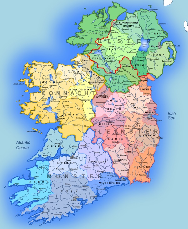 Map of Ireland
