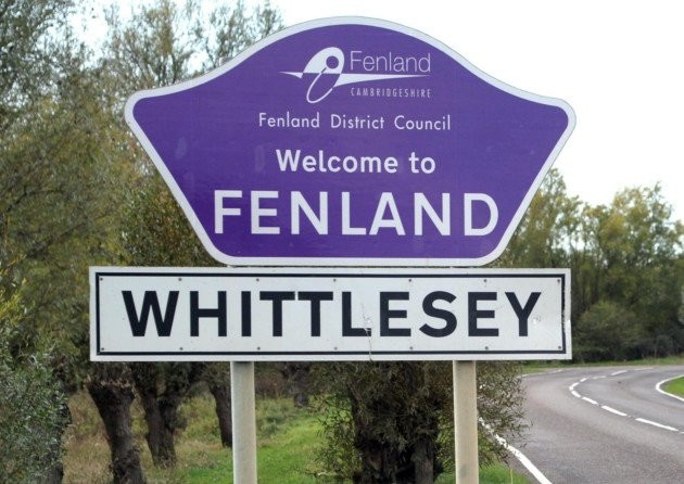 Whittlesey Road Sign
